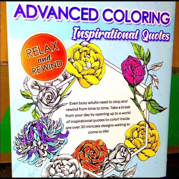 🌸 ADVANCED ADULT COLORING BOOK 🌸 - Picture 2 of 7